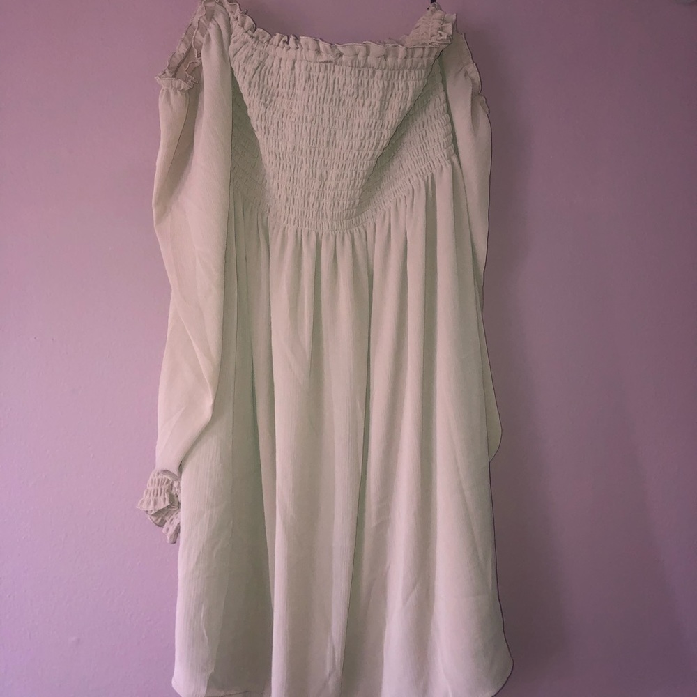 Mauve high low dress